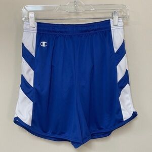 Champion: Men’s Blue / White Running Shorts, Size S